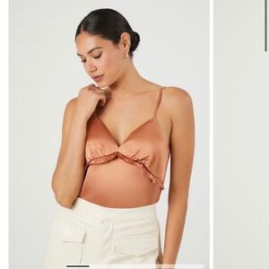 Forever 21 Satin Bodysuit